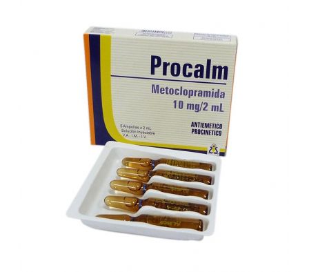 PROCALM 10MG/2ML INTR. AMPOLLA X 5
