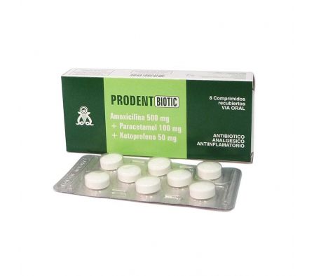 PRODENT BIOTIC 10MG GRAG. CAJA X 8