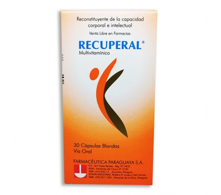 RECUPERAL 10MG CAPS CAJA X 30