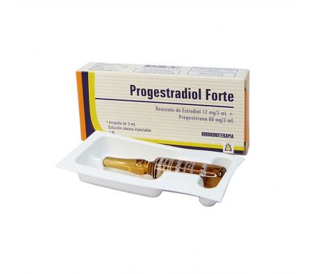 PROGESTRADIOL FORTE 12MG/60MG INTR. AMPOLLA X 3ML