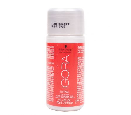 IGORA AGUA OXIGENADA VOL. 30 X 60 ML.