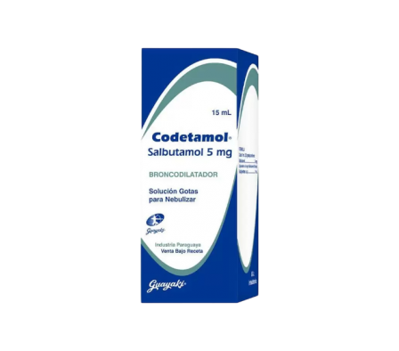 CODETAMOL 5MG NEBUL FRASCO X 15ML