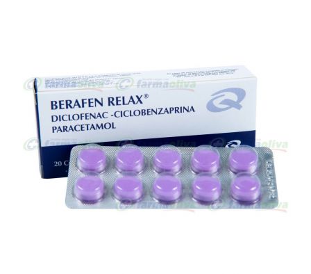 BERAFEN RELAX 50MG T-REC CAJA X 20
