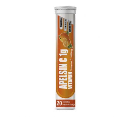 APELSIN C VITAMINA 1 GR EFERVECENTE CAJA X 20 UNIDADES