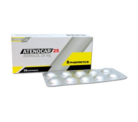 ATENOCAR 25MG COMP. CAJA X 30