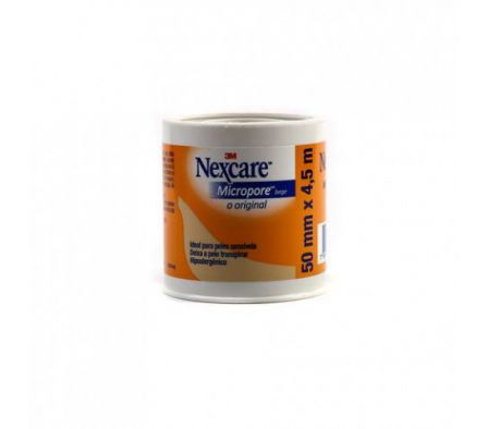 MICROPORE  NEXCARE  PIEL  5 CM. X 9.1 MT.