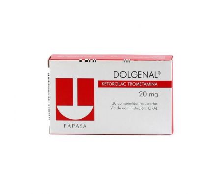 DOLGENAL 20MG TABL. CAJA X 30
