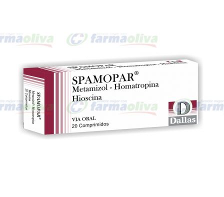 SPAMOPAR 100MG COMP. CAJA X 20