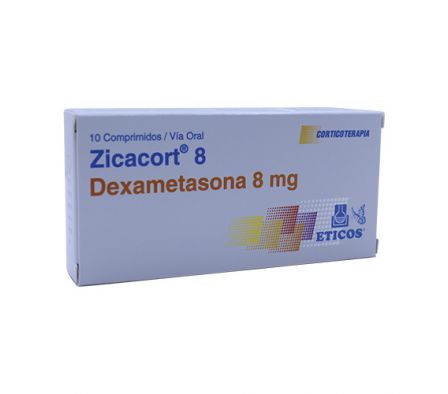 ZICACORT 8MG COMP. CAJA X 10