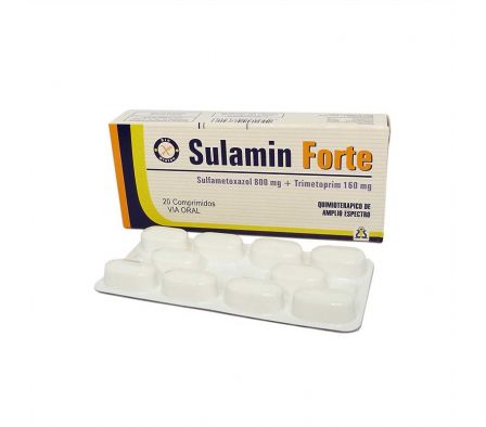 SULAMIN FORTE 250MG TABL. CAJA X 20