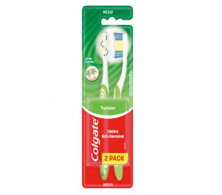 COLGATE CEP.DENTAL TWISTTER MEDIO 2X1