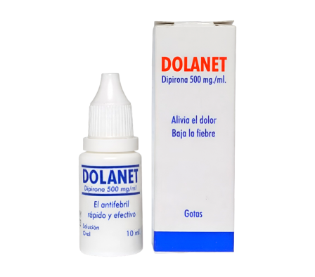dolanet 500mg gt-or frasco x 10ml