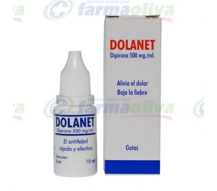 DOLANET 500MG GT-OR FRASCO X 10ML