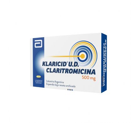 KLARICID UD 500MG COMP. CAJA X 5