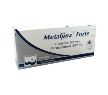 METALJINA FORTE 300MG COMP. CAJA X 10