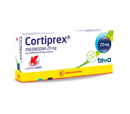 CORTIPREX 20 MG CAJA X 20 COMPRIMIDOS