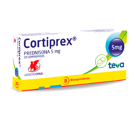 CORTIPREX 5MG T-REC CAJA X 20