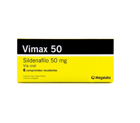 VIMAX 50MG CO-RV CAJA X 6