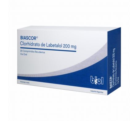 BIASCOR 200MG TABL. CAJA X 20