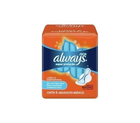 ALWAYS SUPER PROTECCION SECA C/ALAS  X 8/18