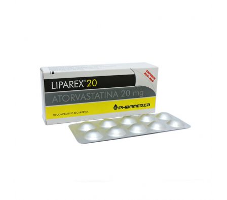 LIPAREX 20MG T-REC CAJA X 30