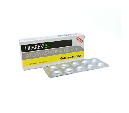LIPAREX 80MG T-REC CAJA X 30