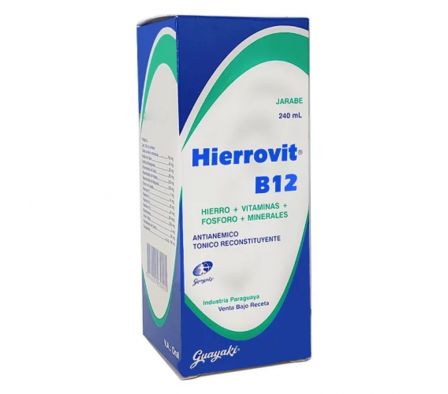 HIERROVIT B12 1MG JARAB FRASCO X 240ML
