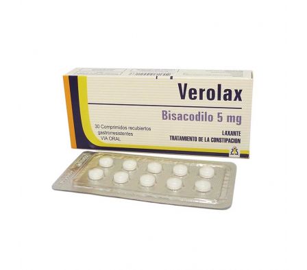 VEROLAX 5 MG TABL. CAJA X 30