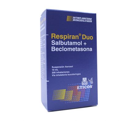 RESPIRAN DUO 10ML AER-B TUBO X 200 DOSIS