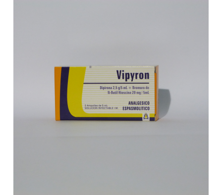 VIPYRON 20MG/2.5MG INTR. AMPOLLA X 2