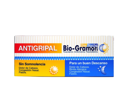 BIOGRAMON DIA/NOCHE 500MG COMP. BLISTER X 6