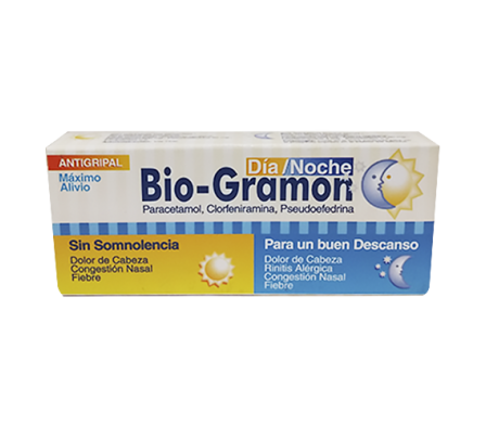 BIOGRAMON DIA/NOCHE 500MG COMP. BLISTER X 6