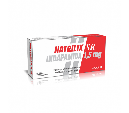 NATRILIX SR 1.50MG COMP. CAJA X 30