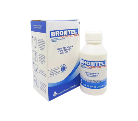 BRONTEL MUCOLITO PLUS 15MG JARAB FRASCO X 120ML