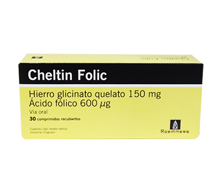 CHELTIN FOLIC  T-REC CAJA X 30