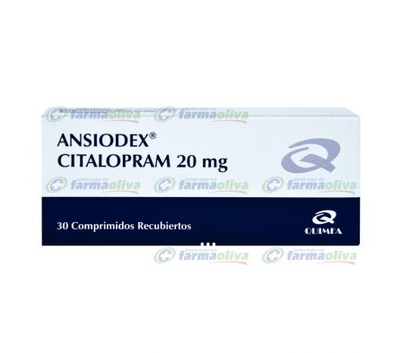 ANSIODEX 20MG COMP. CAJA X 30