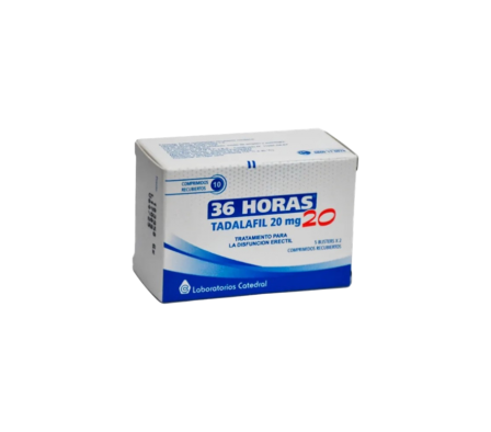 36 HORAS 20 MG TIRAS X 2 COMPRIMIDOS