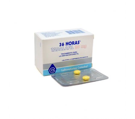 36 HORAS 20 MG TIRAS X 2 COMPRIMIDOS