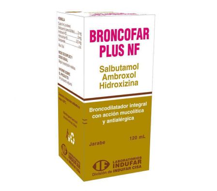 BRONCOFAR PLUS  JARAB FRASCO X 120ML