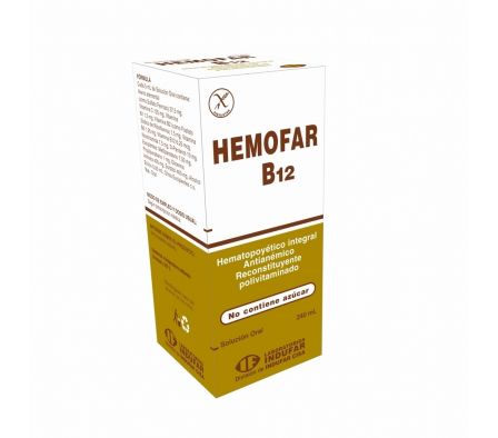 HEMOFAR B12 125MG JARAB FRASCO X 240ML