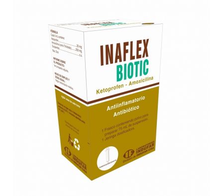 INAFLEX BIOTIC 20MG/250MG SO-OR FRASCO X 75ML