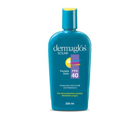 DERMAGLOS SOLAR  FPS 40 RA  EMULSION 250 ML.