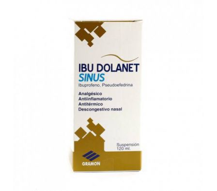 IBUDOLANET SINUSS 200MG SO-OR ENVASE X 120ML