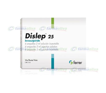 DISLEP 25MG ENDOV CAJA X 6