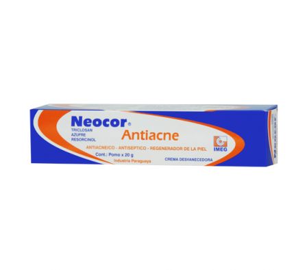 NEOCOR ANTIACNE 30MG CR-DR ENVASE X 20GR