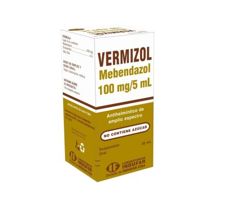 VERMIZOL 100MG/5ML SO-OR ENVASE X 30ML