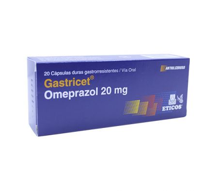 GASTRICET 20MG CAPS CAJA X 20