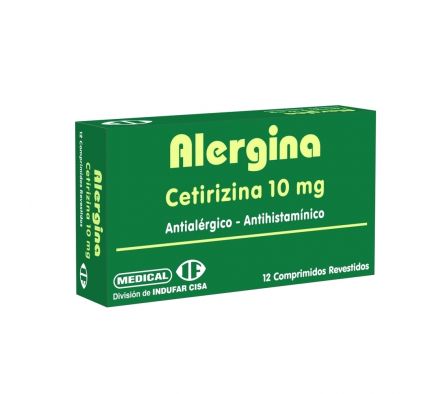 ALERGINA 10 MG  CAJA X 12 COMPRIMIDOS