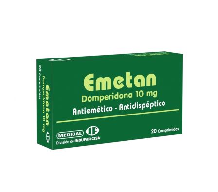 EMETAN 10MG TABL. CAJA X 20
