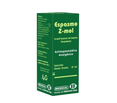 ESPASMO Z-MOL 10MG GT-OR FRASCO X 15ML